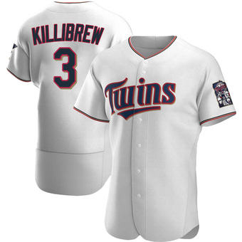 Men's Harmon Killibrew Minnesota White Authentic Home Baseball Jersey (Unsigned No Brands/Logos)