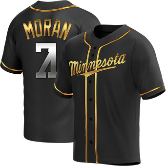 Youth Jovani Moran Minnesota Black Golden Replica Alternate Baseball Jersey (Unsigned No Brands/Logos)